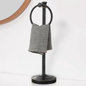 Hand Towel Holder Free Standing Towel Bar Oil Rubbed Bronze | Hanging Floor Hand Towel Rack Ring, for Bathroom Kitchen Vanity Countertops, Hardware Accessories SUS 304 Heavy-Duty Base Hand Towel Holder Free Standing Towel Bar Oil Rubbed Bronze | Hanging Floor Hand Towel Rack Ring, for Bathroom Kitchen Vanity Countertops, Hardware Accessories SUS 304 Heavy-Duty Base