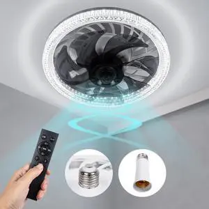 Socket Ceiling Fan Light,Bulb Socket Fan with Remote,Dimmable E26 Base Ceiling Fans with Lights for Bedroom,Screw in Fan and Light Combo,Mini Small Ceiling Fan with Light,Recessed Light Fan Lamp Socket Ceiling Fan Light,Bulb Socket Fan with Remote,Dimmable E26 Base Ceiling Fans with Lights for Bedroom,Screw in Fan and Light Combo,Mini Small Ceiling Fan with Light,Recessed Light Fan Lamp