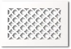 Air Vent Cover Grille - Acrylic Plexiglass 6 x 10 Duct Opening, 8 x 12 Overall White Finish Decorative Covers for Walls & Ceilings NOT for Floor USE, Venetian Air Vent Cover Grille - Acrylic Plexiglass 6 x 10 Duct Opening, 8 x 12 Overall White Finish Decorative Covers for Walls & Ceilings NOT for Floor USE, Venetian