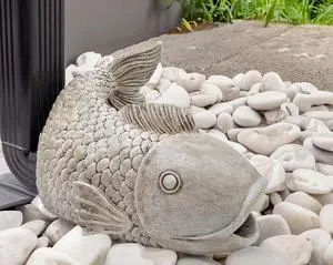 Real Fish Sculpture Gutter Diverter Rain,Eco-Friendly Resin Gutter Extender Diverter,Deco Gutter Extension Downspout, Splash Block, Perfect Rain Gutter Downspout Extension for 3"x4" Downspouts Real Fish Sculpture Gutter Diverter Rain,Eco-Friendly Resin Gutter Extender Diverter,Deco Gutter Extension Downspout, Splash Block, Perfect Rain Gutter Downspout Extension for 3"x4" Downspouts