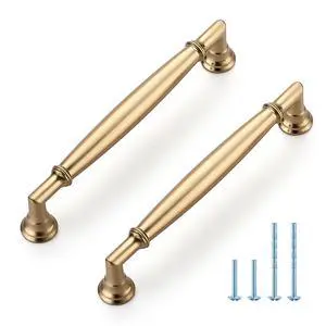 Champagne Bronze Cabinet Handles 5 Inch Pulls 10 Pack | Zinc Alloy, flexible DIY installation,Screws Included, for Kitchen, Dresser, Closet & Bathroom Cabinets Hardware Champagne Bronze Cabinet Handles 5 Inch Pulls 10 Pack | Zinc Alloy, flexible DIY installation,Screws Included, for Kitchen, Dresser, Closet & Bathroom Cabinets Hardware