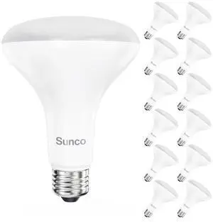 Sunco 12 Pack BR30 LED Bulb Flood Light, E26, 16W=100W, 5000K Daylight | 1600LM, Dimmable, Indoor, Home, Bedroom, Kitchen Lighting, Recessed Can Light Bulbs, Medium Base, Recessed Flood Light Bulbs Sunco 12 Pack BR30 LED Bulb Flood Light, E26, 16W=100W, 5000K Daylight | 1600LM, Dimmable, Indoor, Home, Bedroom, Kitchen Lighting, Recessed Can Light Bulbs, Medium Base, Recessed Flood Light Bulbs