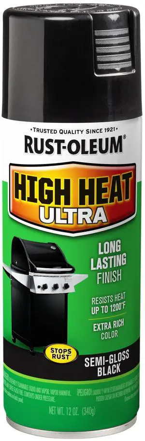 241169 High Heat Ultra Spray Paint, 12 oz, Black 241169 High Heat Ultra Spray Paint, 12 oz, Black