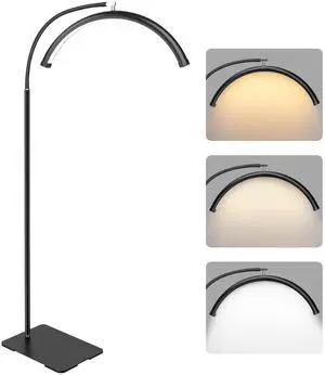 Half Moon Lash Light for Eyelash Extensions & Estheticians, Dimmable LED Lash Lamp with Flexible Gooseneck, Shadow-Free Moon Light for Lash Tech, Tattoo, SPA, Eyelash Lamp (Glossy Black) Half Moon Lash Light for Eyelash Extensions & Estheticians, Dimmable LED Lash Lamp with Flexible Gooseneck, Shadow-Free Moon Light for Lash Tech, Tattoo, SPA, Eyelash Lamp (Glossy Black)