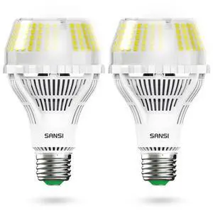 Dimmable LED Light Bulbs, Daylight 5000K Large A21, 2 Pack | Dimmable Light Bulbs, Flicker Free, Super Bright, 250W Eqv, 4000LM, CRI 85, E26, 22-Year Energy Saving, Home Office Garage Dimmable LED Light Bulbs, Daylight 5000K Large A21, 2 Pack | Dimmable Light Bulbs, Flicker Free, Super Bright, 250W Eqv, 4000LM, CRI 85, E26, 22-Year Energy Saving, Home Office Garage