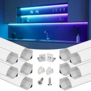 10Pack 3.3FT Silver V-Shape Corner LED Channel Milky Cover V1SW WW | Silver LED Channel, Milky Diffuser Cover, 16x16mm V Shape, Corner Lighting, Fits 10mm LED Strips 10Pack 3.3FT Silver V-Shape Corner LED Channel Milky Cover V1SW WW | Silver LED Channel, Milky Diffuser Cover, 16x16mm V Shape, Corner Lighting, Fits 10mm LED Strips