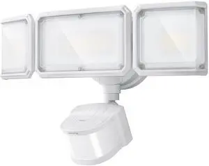 LED Security Light 240° Dual PIR 100 FT Motion Sensor Outdoor | 7000LM Adjustable Brightness, Hardwired Flood Light, 5000K Daylight, Dusk to Dawn, IP65, Easy Install, Garage, Porch, Yard LED Security Light 240° Dual PIR 100 FT Motion Sensor Outdoor | 7000LM Adjustable Brightness, Hardwired Flood Light, 5000K Daylight, Dusk to Dawn, IP65, Easy Install, Garage, Porch, Yard