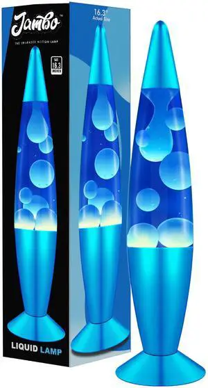 16" Beautiful Lamp- Blue with White/Blue Wax, Relaxing Liquid Light, Night Light Nightlight, Home Decor Living Room Office Bedroom Lamp for Adults Teens Kids, Magma Motion 16" Beautiful Lamp- Blue with White/Blue Wax, Relaxing Liquid Light, Night Light Nightlight, Home Decor Living Room Office Bedroom Lamp for Adults Teens Kids, Magma Motion