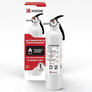 Auto 10 Fire Extinguisher for Cars and Trucks, 10-B:C, M10G | Motor Vehicle Extinguisher for Small Flammable Liquids/Gases and Electrical Fires, 2.9 lb. Dry Chemical Auto 10 Fire Extinguisher for Cars and Trucks, 10-B:C, M10G | Motor Vehicle Extinguisher for Small Flammable Liquids/Gases and Electrical Fires, 2.9 lb. Dry Chemical