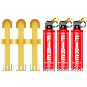 Fire Extinguishers Water-based for Home Kitchen, Car, & Boat 3 PackPortable Small Fire Spray with Mounting BracketsA,B,C,K Multi-Purpose Fire Protection, Eco-Friendly, Compact & Easy to Use Fire Extinguishers Water-based for Home Kitchen, Car, & Boat 3 PackPortable Small Fire Spray with Mounting BracketsA,B,C,K Multi-Purpose Fire Protection, Eco-Friendly, Compact & Easy to Use