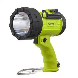 Rechargeable Spotlight Flashlight with 2000,000 High Lumen LED, IP67 Waterproof Long Running Spot Light searchlight, Impact Resistant Handheld Spotlight with Foldable Stand and Red Lens Rechargeable Spotlight Flashlight with 2000,000 High Lumen LED, IP67 Waterproof Long Running Spot Light searchlight, Impact Resistant Handheld Spotlight with Foldable Stand and Red Lens