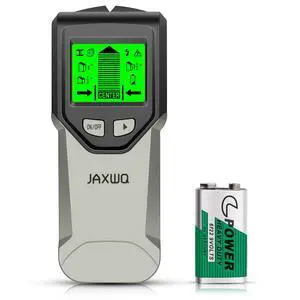 Stud Finder Wall Scanner - 5 in 1 Stud Finder Tool w/Smart Chip and HD LCD Display, Stud Detector Beam Finders for the Center and Edge of Wood AC Wire Metal Studs Joist Pipe (Grayish) Stud Finder Wall Scanner - 5 in 1 Stud Finder Tool w/Smart Chip and HD LCD Display, Stud Detector Beam Finders for the Center and Edge of Wood AC Wire Metal Studs Joist Pipe (Grayish)