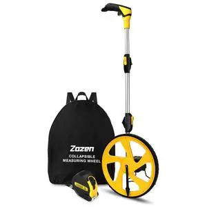 Measuring Wheel in Feet and Inches, Double Collapsible, Mechanical | One-Key Reset, Kickstand, Start Point Arrow, 12.5" Roller, Portable Backpack, 0-9,999 Ft Measure Wheel, Adapt Various Roads Measuring Wheel in Feet and Inches, Double Collapsible, Mechanical | One-Key Reset, Kickstand, Start Point Arrow, 12.5" Roller, Portable Backpack, 0-9,999 Ft Measure Wheel, Adapt Various Roads