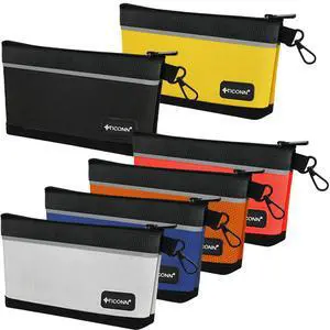 Tool Pouches with Zipper, 1680D Oxford Small Tool Bags, Waterproof Utility Bag Zipper Pouch for Tool Organizers and Storage (6 Pack Combo) Tool Pouches with Zipper, 1680D Oxford Small Tool Bags, Waterproof Utility Bag Zipper Pouch for Tool Organizers and Storage (6 Pack Combo)