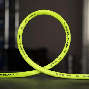 Air Hose with ColorConnex Industrial Type D Coupler and Plug, 3/8 in. x 50 ft., Heavy Duty, Lightweight, Hybrid, ZillaGreen - HFZ3850YW2-D Air Hose with ColorConnex Industrial Type D Coupler and Plug, 3/8 in. x 50 ft., Heavy Duty, Lightweight, Hybrid, ZillaGreen - HFZ3850YW2-D