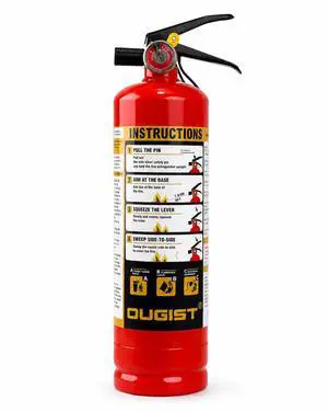 Essential Fire Extinguisher for Home, 1-A:10-B:C, DRY1L, 1 Pack | Residential Multi-Purpose Extinguisher for Small Household, Kitchen, Garage and Vehicle Fires; 2.5 Lb, Dry Chemical Essential Fire Extinguisher for Home, 1-A:10-B:C, DRY1L, 1 Pack | Residential Multi-Purpose Extinguisher for Small Household, Kitchen, Garage and Vehicle Fires; 2.5 Lb, Dry Chemical