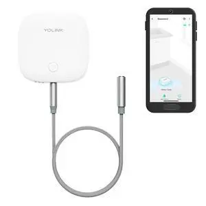 Water Leak Sensor 2,1/4 Mile World's Longest Range Smart Home Water Leak Sensor,Water Leak Detector with Built-in Siren Up to 105dB,Works with Alexa and IFTTT- Hub Required,YS7904-UC Water Leak Sensor 2,1/4 Mile World's Longest Range Smart Home Water Leak Sensor,Water Leak Detector with Built-in Siren Up to 105dB,Works with Alexa and IFTTT- Hub Required,YS7904-UC