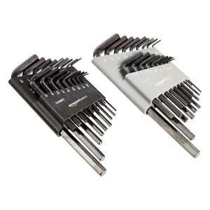 36-Piece Allen Wrench/Hex Key Set, SAE & Metric Sizes, Chrome Vanadium Steel with Long Arm, 2 Organized Storage Cases 36-Piece Allen Wrench/Hex Key Set, SAE & Metric Sizes, Chrome Vanadium Steel with Long Arm, 2 Organized Storage Cases