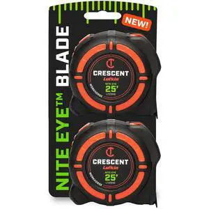 Lufkin 25 Ft Workhorse Nite Eye Tape Measure, 2 Pack, L1125NESET2V Lufkin 25 Ft Workhorse Nite Eye Tape Measure, 2 Pack, L1125NESET2V