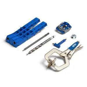 KPHJ320-22 Pocket-Hole Jig 320 with Classic 2 Inch Face Clamp - Small, Durable Jig for Tight Spaces - Easily Adjustable Drill Guides - For Materials 1/2" to 1 1/2" Thick KPHJ320-22 Pocket-Hole Jig 320 with Classic 2 Inch Face Clamp - Small, Durable Jig for Tight Spaces - Easily Adjustable Drill Guides - For Materials 1/2" to 1 1/2" Thick