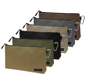 Premium Tool Pouch Zipper Bag, Small Tool Bag, Multipurpose Storage pouch, Heavy duty Flat Bottom Tool bag with YKK Zipper (6 pack Large 12inch) Premium Tool Pouch Zipper Bag, Small Tool Bag, Multipurpose Storage pouch, Heavy duty Flat Bottom Tool bag with YKK Zipper (6 pack Large 12inch)
