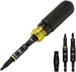 32500HDRT KNECT Ratcheting Screwdriver, Multi-Bit Screwdriver/Nut Driver, Impact Rated 11-in-1 Tool with Phillips, Slotted, Square and Torx Tips 32500HDRT KNECT Ratcheting Screwdriver, Multi-Bit Screwdriver/Nut Driver, Impact Rated 11-in-1 Tool with Phillips, Slotted, Square and Torx Tips