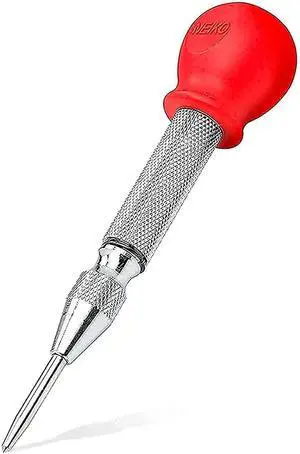 02638A 5-Inch Automatic Center Punch for Metal, Adjustable Impact Spring Loaded Center Punch Tool, Spring Punch, Center Punch Spring Loaded, Auto Center Punch 02638A 5-Inch Automatic Center Punch for Metal, Adjustable Impact Spring Loaded Center Punch Tool, Spring Punch, Center Punch Spring Loaded, Auto Center Punch