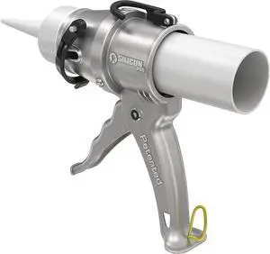 PRO Compact 24:1 Caulking Gun - No Drip Caulk Gun - Patent Design - Lightweight Aluminum Frame - Works with all 10 oz Tubes (PRO) PRO Compact 24:1 Caulking Gun - No Drip Caulk Gun - Patent Design - Lightweight Aluminum Frame - Works with all 10 oz Tubes (PRO)