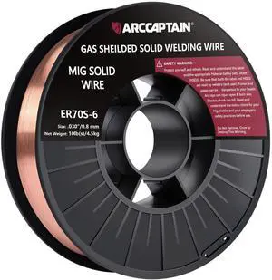 MIG Welding Wire ER70S-6.030" 10LB x 1 | Smooth Wire Feeding, Stable Arc, Low Spatter & Clean Weld Beads for Mild Steel Fabrication MIG Welding Wire ER70S-6.030" 10LB x 1 | Smooth Wire Feeding, Stable Arc, Low Spatter & Clean Weld Beads for Mild Steel Fabrication