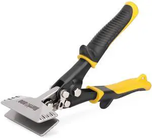 3inch Sheet Metal Hand Seamer, Heavy Duty Bender for Metal Flattening, Precision Duckbill Pliers and Sheet Metal Tongs, Ideal for HVAC Projects, Ergonomic Straight Flat Smooth Jaw 3inch Sheet Metal Hand Seamer, Heavy Duty Bender for Metal Flattening, Precision Duckbill Pliers and Sheet Metal Tongs, Ideal for HVAC Projects, Ergonomic Straight Flat Smooth Jaw