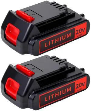 20V 4.0Ah Battery for Black and Decker Lithium-Max Tools 2-Pack | High-Capacity Replacement Lithium-Ion Battery, Compatible with LBXR20 LBXR2020 LBX20 LBXR2520 LB2X4020 LB2XR20 20V 4.0Ah Battery for Black and Decker Lithium-Max Tools 2-Pack | High-Capacity Replacement Lithium-Ion Battery, Compatible with LBXR20 LBXR2020 LBX20 LBXR2520 LB2X4020 LB2XR20