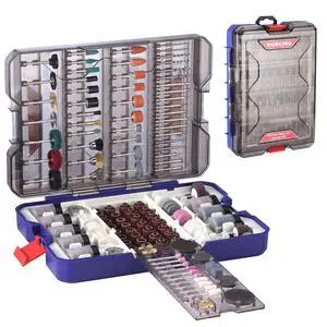 698-Piece Rotary Tool Accessories Kit, Rotary Tool Bits for Easy Cutting, Grinding, Sanding, Polishing, Cleaning, Drilling, Carving and Engraving 698-Piece Rotary Tool Accessories Kit, Rotary Tool Bits for Easy Cutting, Grinding, Sanding, Polishing, Cleaning, Drilling, Carving and Engraving