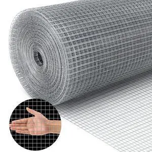 19 Gauge Hardware Cloth, 1/2 inch Chicken Wire Fence, Galvanized Welded Cage Wire Mesh Roll Supports Poultry Netting Cage Fence 19 Gauge Hardware Cloth, 1/2 inch Chicken Wire Fence, Galvanized Welded Cage Wire Mesh Roll Supports Poultry Netting Cage Fence