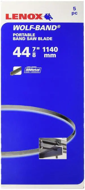 Tools Portable Band Saw Blades, 44-7/8" x 1/2" x.020", 14 TPI, 5-Pack (8010738PW145) Tools Portable Band Saw Blades, 44-7/8" x 1/2" x.020", 14 TPI, 5-Pack (8010738PW145)