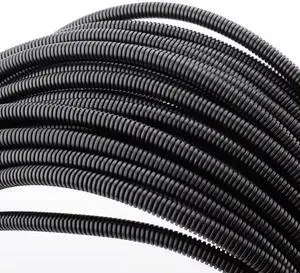 100 FT 1/4" Wire Loom Split Tubing Auto Wire Conduit | Flexible Cover 100 FT 1/4" Wire Loom Split Tubing Auto Wire Conduit | Flexible Cover