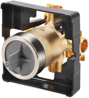 R10000-UNBX MultiChoice Tub and Shower Rough-In Valve Body, 1/2-Inch | Fits Delta 13/14, 17 and 17T Series Trim Kits; Universal Inlets Support PEX, Copper and CPVC Connections R10000-UNBX MultiChoice Tub and Shower Rough-In Valve Body, 1/2-Inch | Fits Delta 13/14, 17 and 17T Series Trim Kits; Universal Inlets Support PEX, Copper and CPVC Connections