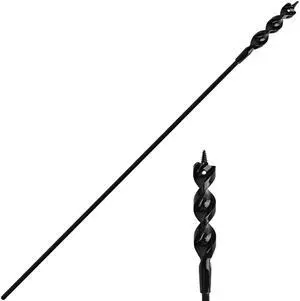 Flexible Installer Drill Bit for Pulling Wires Through Walls Ceilings and Sidewalks, 54-Inch Long, 3/4-Inch Auger with a Fish Eye Hole and Screw Point, 1/4" 3-Flat Anti-Slip Shank Flexible Installer Drill Bit for Pulling Wires Through Walls Ceilings and Sidewalks, 54-Inch Long, 3/4-Inch Auger with a Fish Eye Hole and Screw Point, 1/4" 3-Flat Anti-Slip Shank