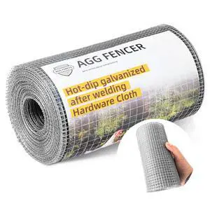 8inch x 25ft Hardware Cloth 1/4 inch Chicken Wire Fencing 23Ga | Hot Dipped Galvanized After Welding Garden Plant Supports Welded Metal Chicken Wire Fence Poultry Animal Netting Cage Screen 8inch x 25ft Hardware Cloth 1/4 inch Chicken Wire Fencing 23Ga | Hot Dipped Galvanized After Welding Garden Plant Supports Welded Metal Chicken Wire Fence Poultry Animal Netting Cage Screen