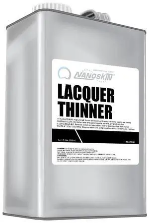 LACQUER THINNER 1 Gallon - Professional Strength, General Purpose, Medium-Dry Lacquer Thinner | Thins Clear and Pigmented Lacquers and Epoxies | Cleans Sprayers, Tools, Brushes and Equipment LACQUER THINNER 1 Gallon - Professional Strength, General Purpose, Medium-Dry Lacquer Thinner | Thins Clear and Pigmented Lacquers and Epoxies | Cleans Sprayers, Tools, Brushes and Equipment