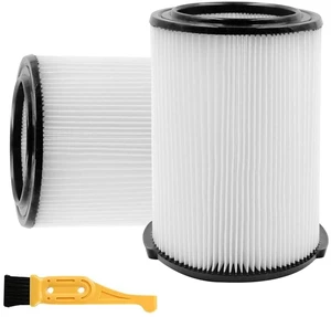 VF4000 Replacement Filter for Ridgid Shop Vac Filter 2-Pack 72947 Standard Filter, Compatible with Ridgid 5-20 Gallon Wet Dry Vacuums, Husky 6-9 Gallon Vacs & Craftsman Vacs VF4000 Replacement Filter for Ridgid Shop Vac Filter 2-Pack 72947 Standard Filter, Compatible with Ridgid 5-20 Gallon Wet Dry Vacuums, Husky 6-9 Gallon Vacs & Craftsman Vacs