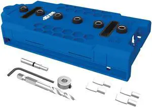 Shelf Pin Jig 1/4 Inch - Cabinet Hole Drilling Guide - Edge Aligned Precision - Adjustable Tool - KMA3225 Shelf Pin Jig 1/4 Inch - Cabinet Hole Drilling Guide - Edge Aligned Precision - Adjustable Tool - KMA3225