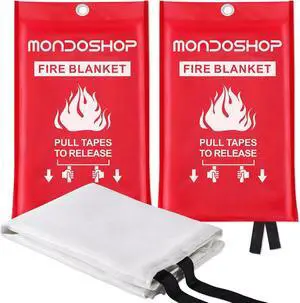 Fire Blankets Emergency for Kitchen Home - Emergency Fire Retardant Blanket for Home Fireproof Blanket for Camping, Grill, Car, Office, Warehouse, School, Picnic, Fireplace Fire Blankets Emergency for Kitchen Home - Emergency Fire Retardant Blanket for Home Fireproof Blanket for Camping, Grill, Car, Office, Warehouse, School, Picnic, Fireplace