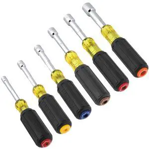 65456 Hollow-Shaft Nut Driver Set, Heavy-Duty, Color-Coded Hex Sizes 1/4 to 9/16-Inch, Cushion-Grip Handles, 6-Piece 65456 Hollow-Shaft Nut Driver Set, Heavy-Duty, Color-Coded Hex Sizes 1/4 to 9/16-Inch, Cushion-Grip Handles, 6-Piece