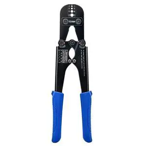 iCrimp IWS-1608M4 Wire Rope Crimper 3/64" to 1/8" 4 Dies | High carbon steel swaging tool for aluminum oval, double-barrel & annealed copper sleeves; ideal for railing, cable & fishing iCrimp IWS-1608M4 Wire Rope Crimper 3/64" to 1/8" 4 Dies | High carbon steel swaging tool for aluminum oval, double-barrel & annealed copper sleeves; ideal for railing, cable & fishing