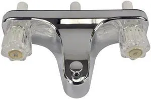 Mobile Home RV Tub Shower Center-Set Faucet, 8 in, Chrome (33156X) Mobile Home RV Tub Shower Center-Set Faucet, 8 in, Chrome (33156X)