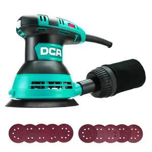 Random Orbital Sander, 3.0 AMP Corded Palm Sander, 6 Speeds Max 12,000 OPM, 5-Inch with 10 pcs Sandpapers, Dust Bag, Low Vibration for Woodworking, Decoration Furniture (ASA125) Random Orbital Sander, 3.0 AMP Corded Palm Sander, 6 Speeds Max 12,000 OPM, 5-Inch with 10 pcs Sandpapers, Dust Bag, Low Vibration for Woodworking, Decoration Furniture (ASA125)