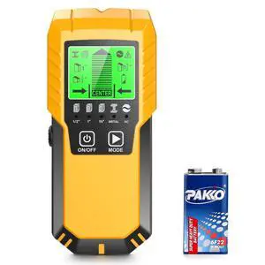 Stud Finder Wall Scanner Detector with Wood Metal AC Wire Detection | 5 in 1 Beam Finder with LCD Display, Edge and Center Detection for Wood, Metal, Live AC Wire, Drywall, Framing, Pipe & Joists Stud Finder Wall Scanner Detector with Wood Metal AC Wire Detection | 5 in 1 Beam Finder with LCD Display, Edge and Center Detection for Wood, Metal, Live AC Wire, Drywall, Framing, Pipe & Joists