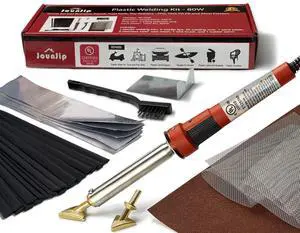 Standard Plastic Welding Repair Kit UL-Certified Plastic Welder 80W | Repairs Car Bumpers, Kayaks, Plastic Tanks & Headlight Tabs; Includes 20 Welding Rods; Heats to 525°F Standard Plastic Welding Repair Kit UL-Certified Plastic Welder 80W | Repairs Car Bumpers, Kayaks, Plastic Tanks & Headlight Tabs; Includes 20 Welding Rods; Heats to 525°F