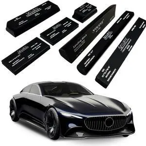 Hand Sanding Block Set of 7,PSA Base Auto Body Sanding Block Kit with Long Panel Sander,Flexible for Automotive Paint and Woodworking Sand Furniture,Black Hand Sanding Block Set of 7,PSA Base Auto Body Sanding Block Kit with Long Panel Sander,Flexible for Automotive Paint and Woodworking Sand Furniture,Black