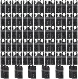 100Pcs Oscillating Saw Blades,Universal Oscillating Tool Blades, | Multi tool blades kits for Wood Plastics Metal,Quick Release Blades for Dewalt Ryobi Bosch Milwaukee 100Pcs Oscillating Saw Blades,Universal Oscillating Tool Blades, | Multi tool blades kits for Wood Plastics Metal,Quick Release Blades for Dewalt Ryobi Bosch Milwaukee